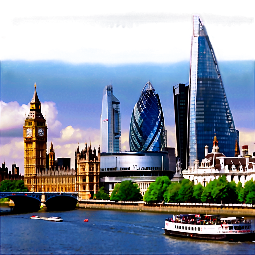 London Cityscape Png 06252024