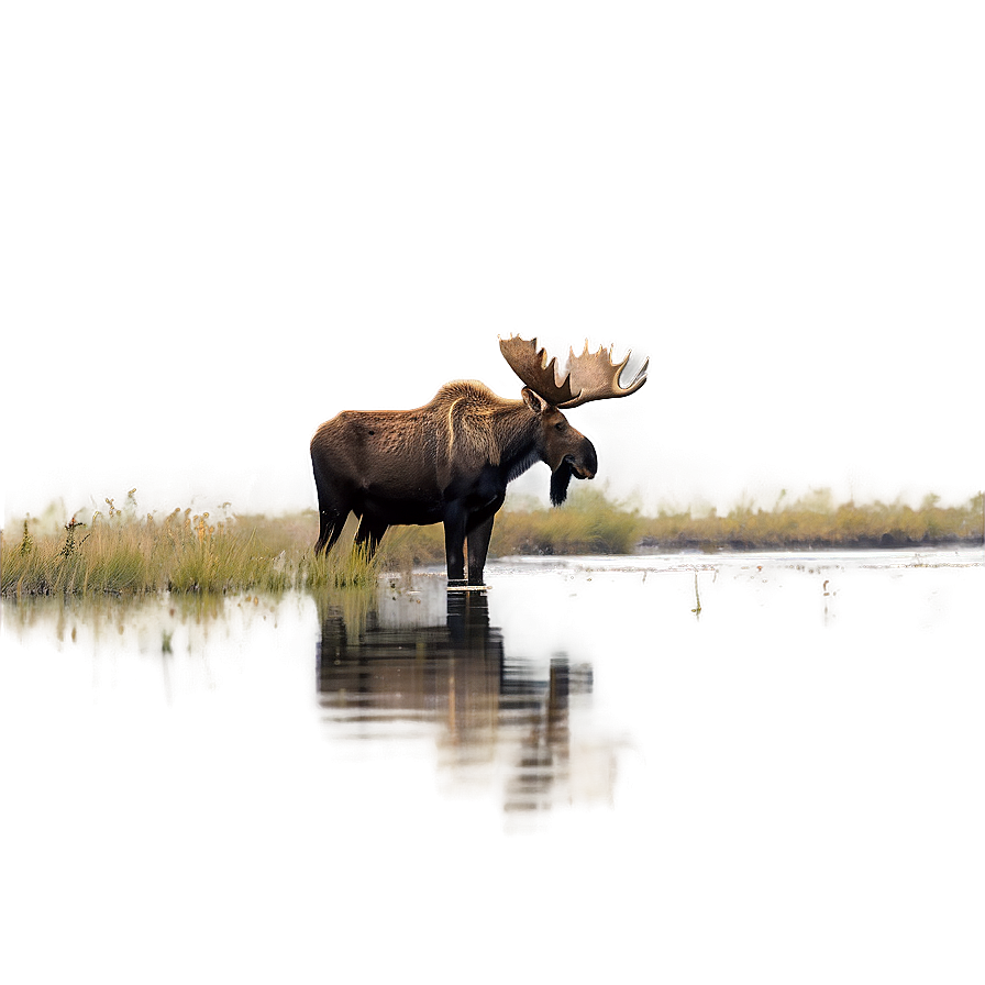 Lone Moose In Wild Png Ywn