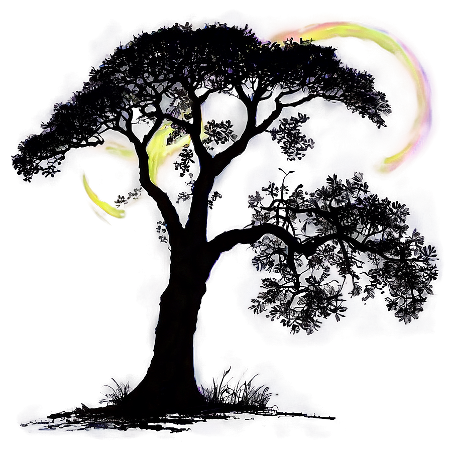 Lone Tree Silhouette Png Nsj73