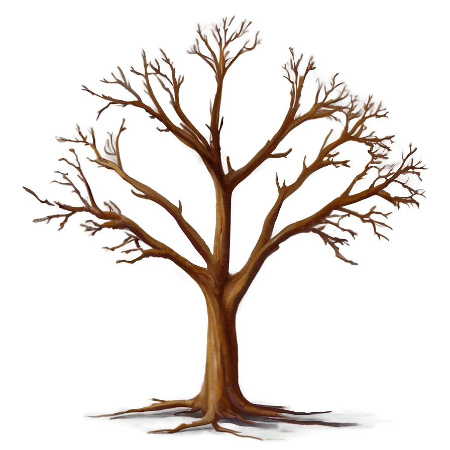 Lonely Bare Tree Png Neg