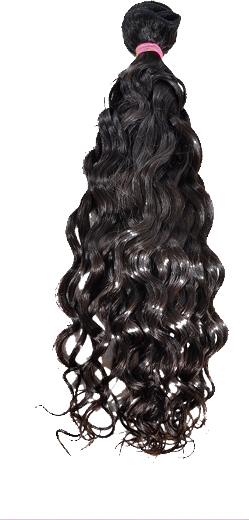 Long Black Curly Hair Extension