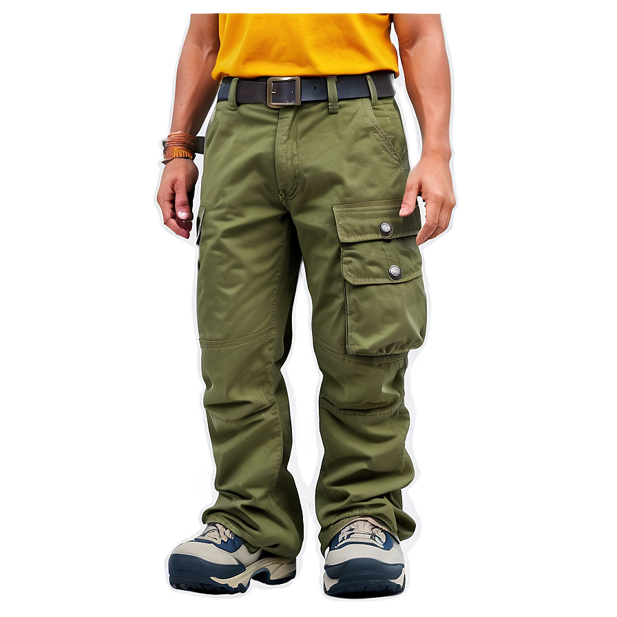 Long Cargo Pants Png Wso