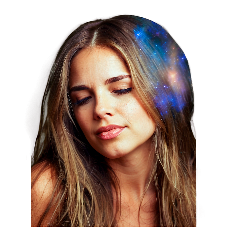 Long Hair Night Sky Png Ygb