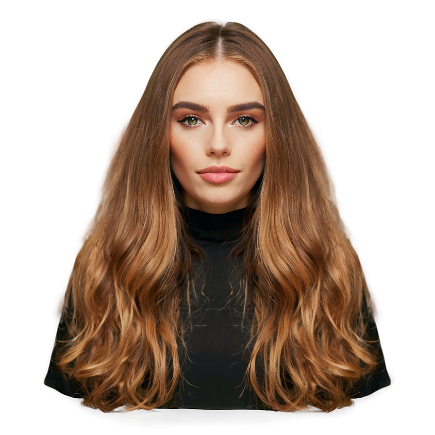 Long Hair Sunset Glow Png 05242024