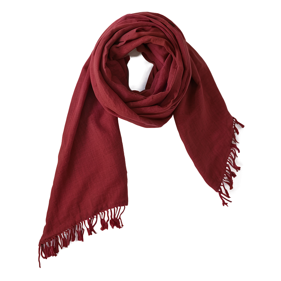 Long Red Scarf Png 06252024