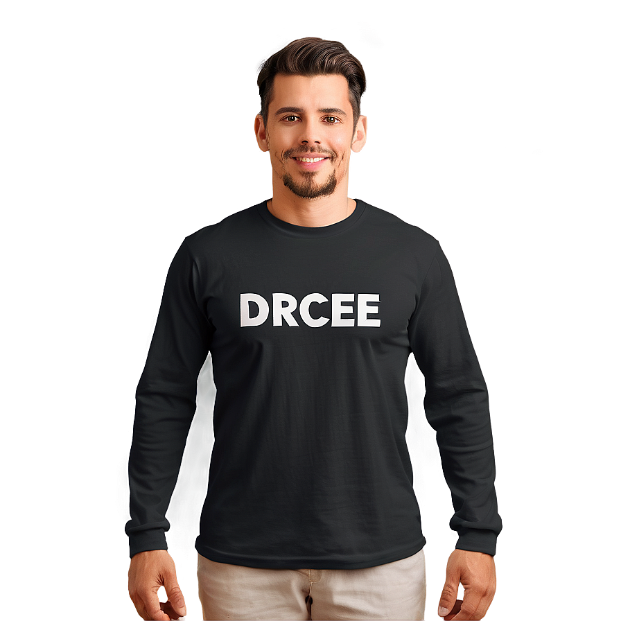 Long Sleeve T-shirt Mockup Png 05252024