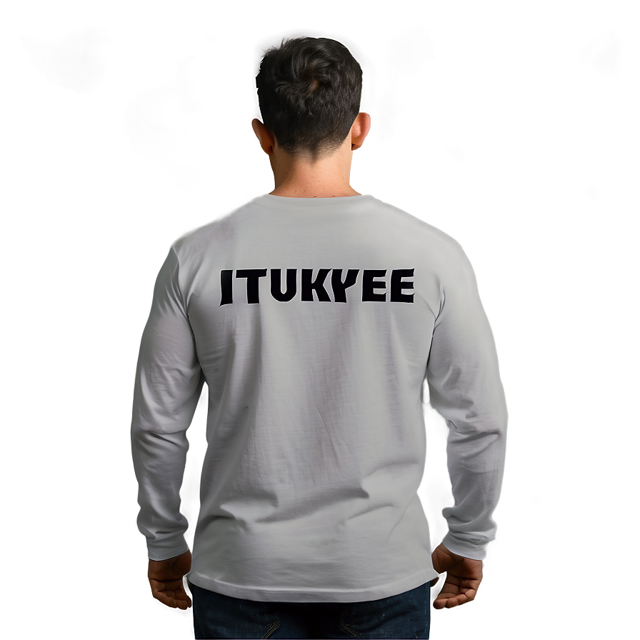 Long Sleeve T-shirt Mockup Png 14