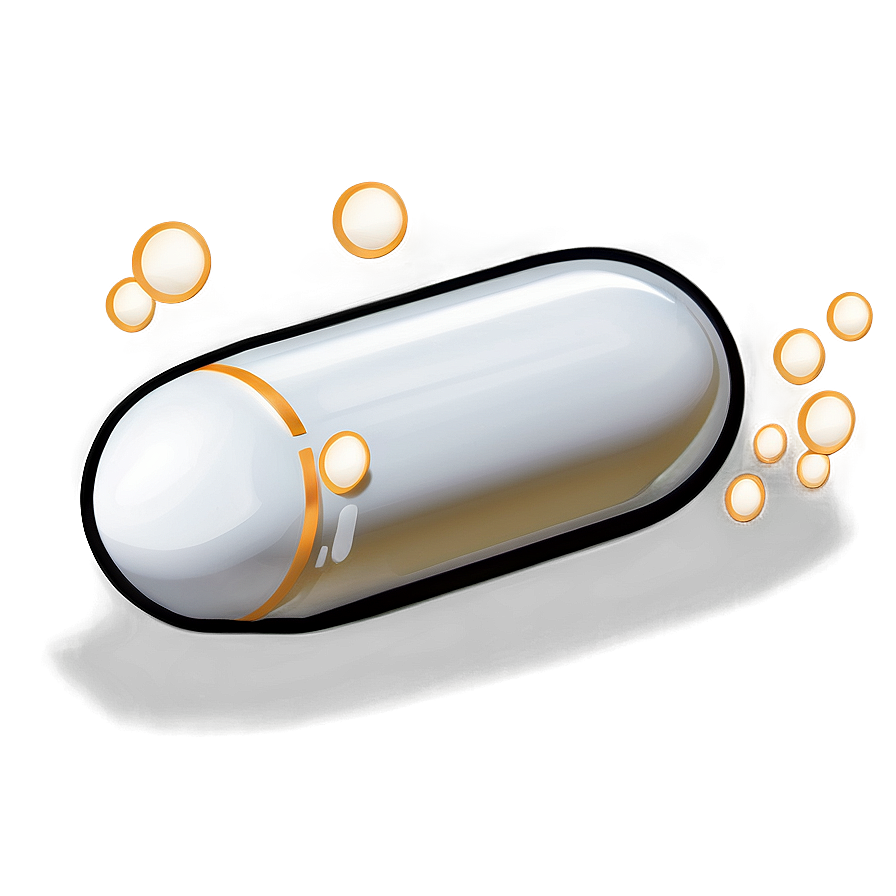 Long White Capsule Png Owy88