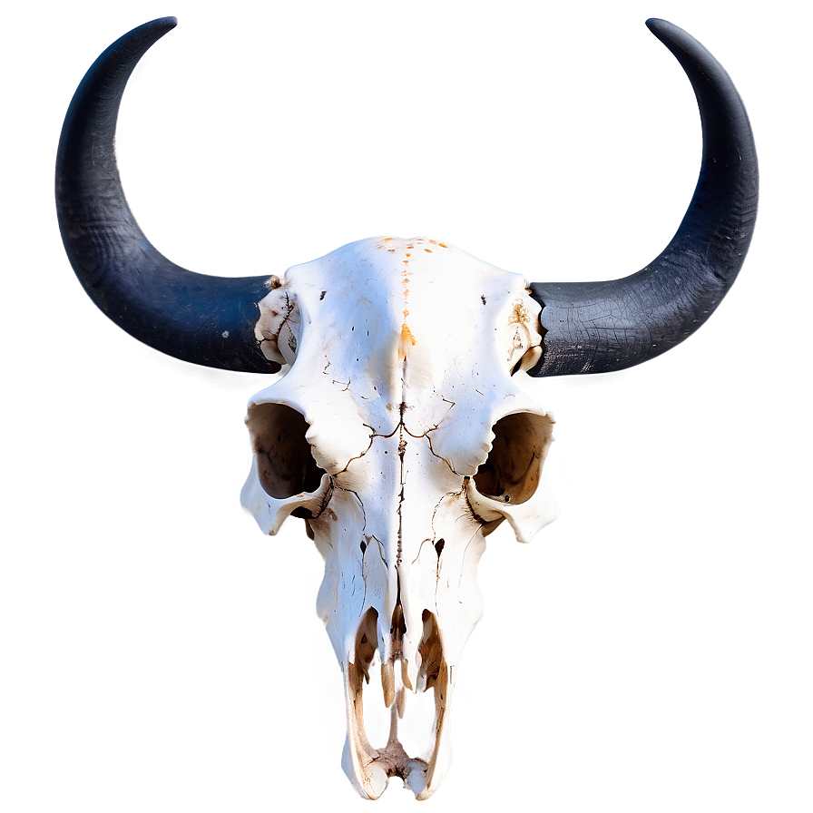 Longhorn Skull In Desert Scene Png Ypx