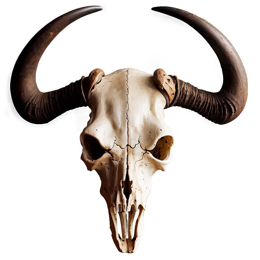 Longhorn Skull With Crown Png Wyx