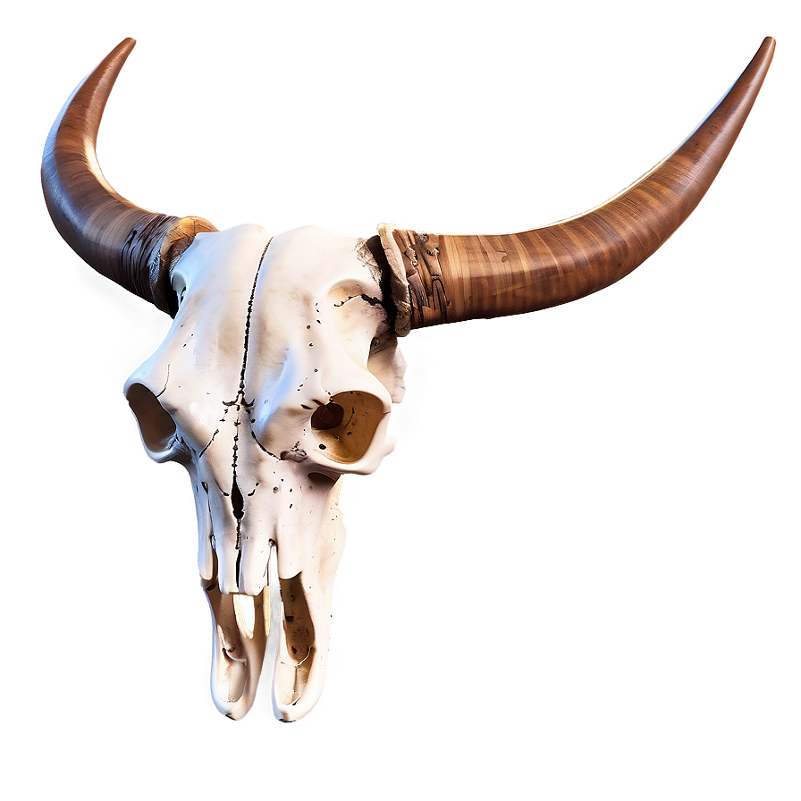 Longhorn Skull With Horns Png Rwe