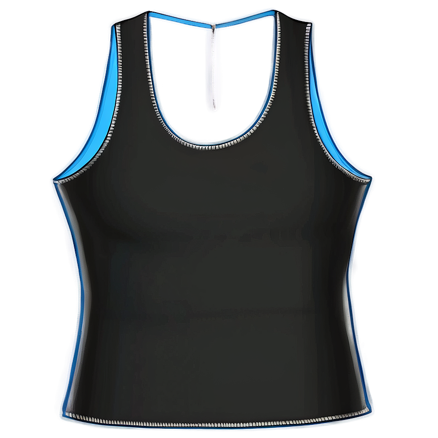 Loose Black Tank Top Png 27