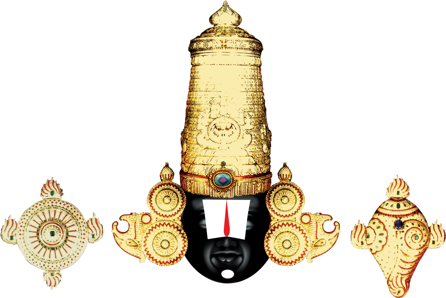 Lord Venkateswara Traditional Ornaments