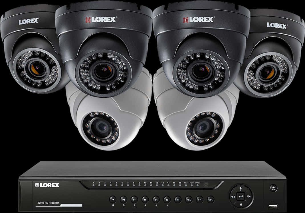 Lorex Security Camerasand Recorder Set