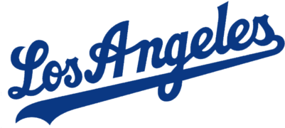 Los Angeles Baseball Team Script Logo