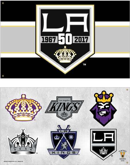 Los Angeles Kings50th Anniversary Logos