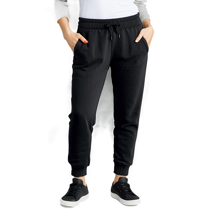 Loungewear Black Sweatpants Png Dol6