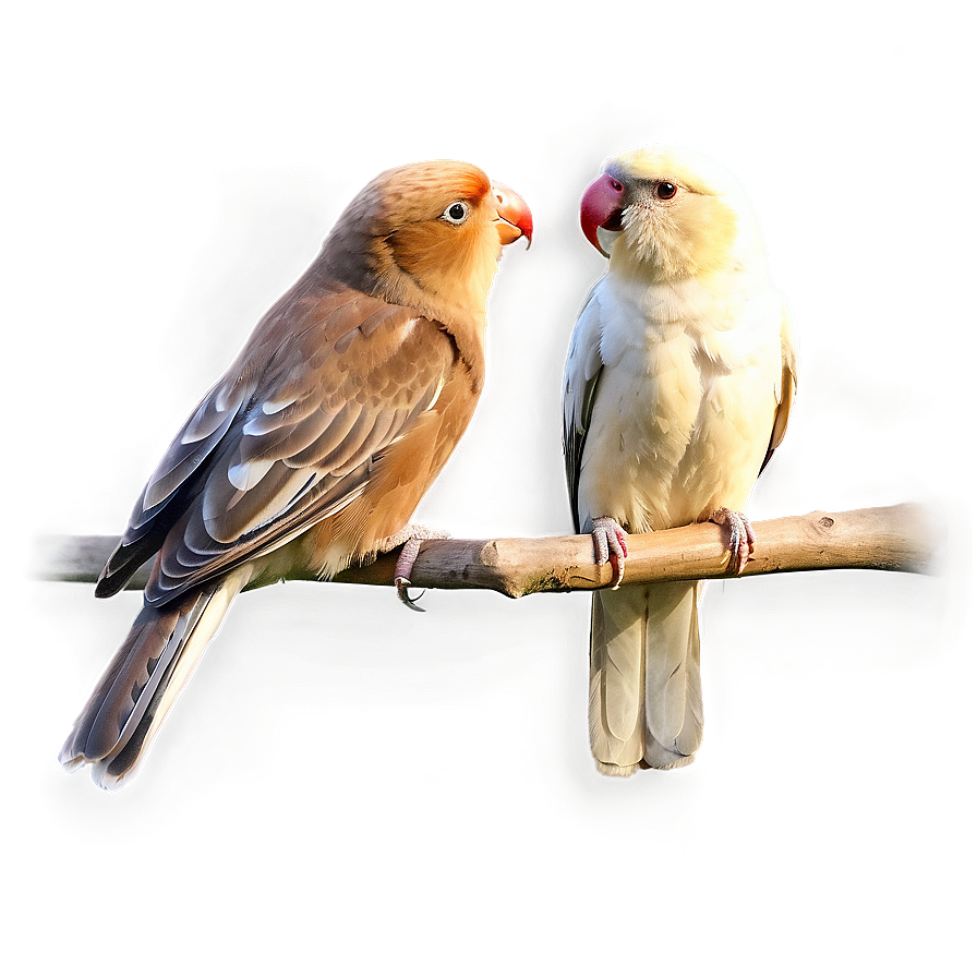 Love Birds Pair Png 05032024