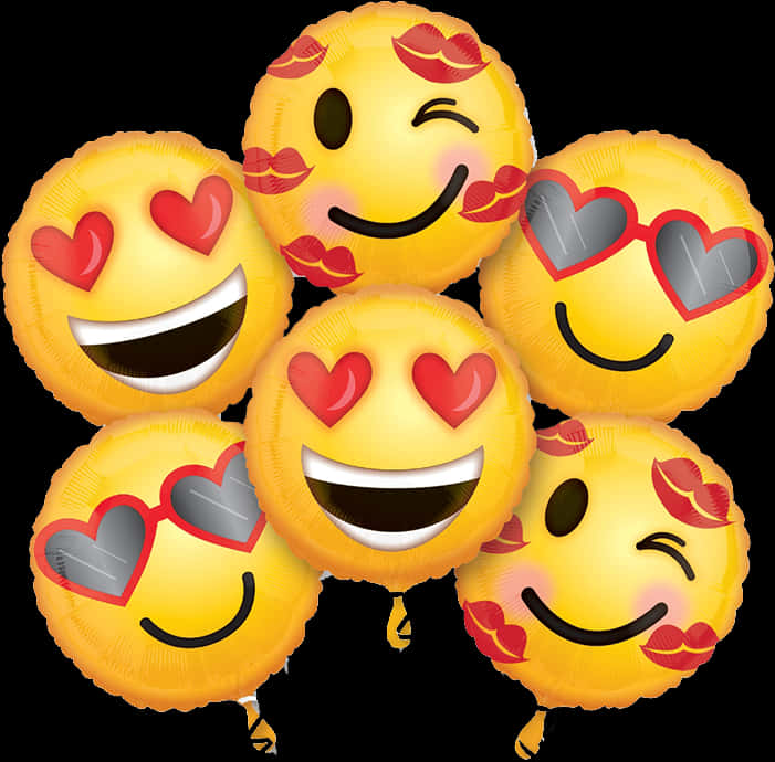 Love Emoji Balloons