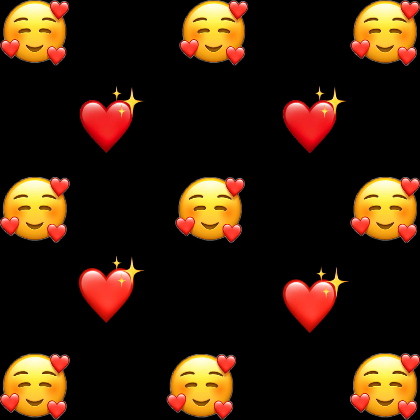 Love Emoji Pattern