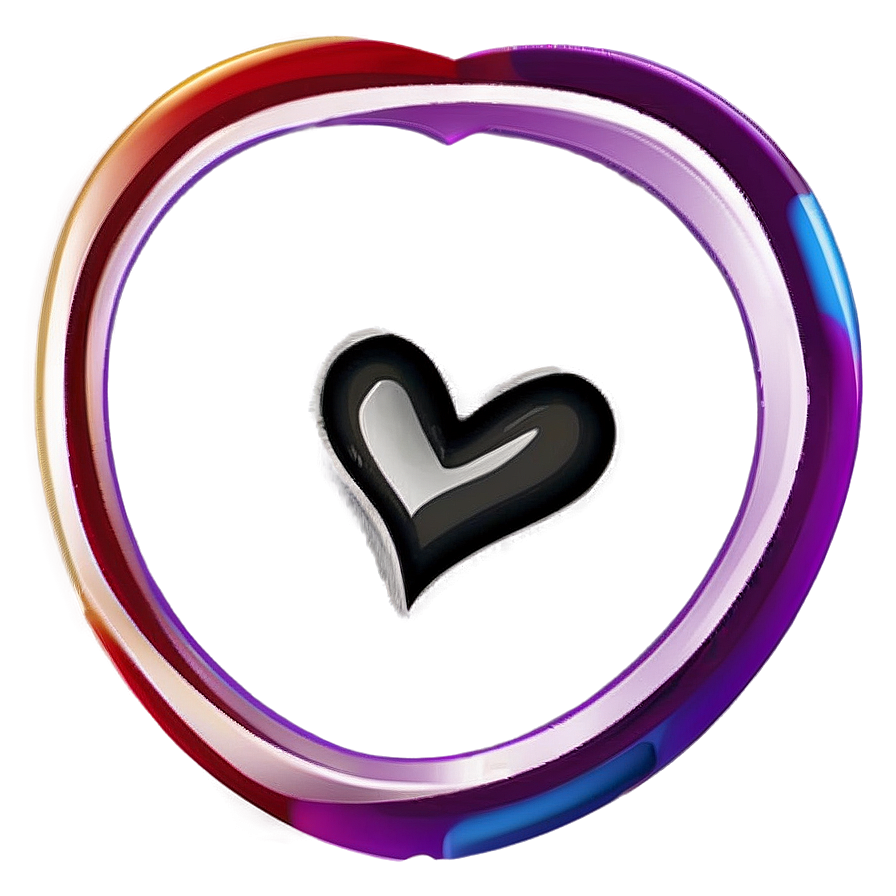 Love Heart Drawing Png Bst94