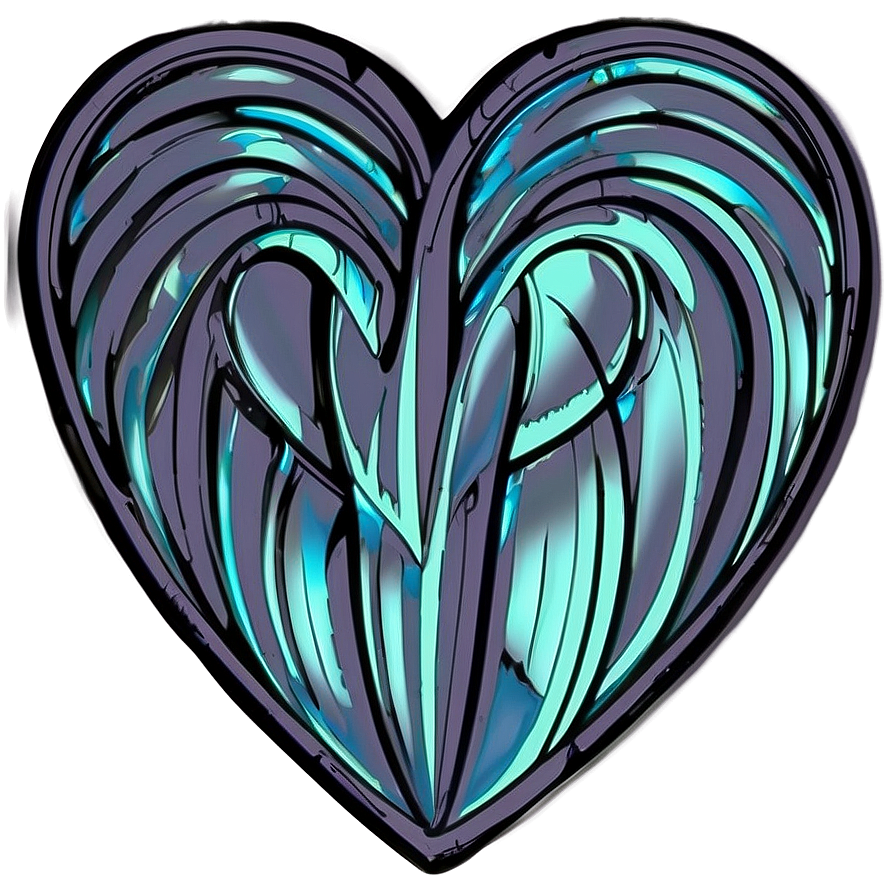 Love Heart Sketch Png 06202024