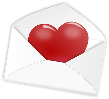 Love Letter Heart Envelope