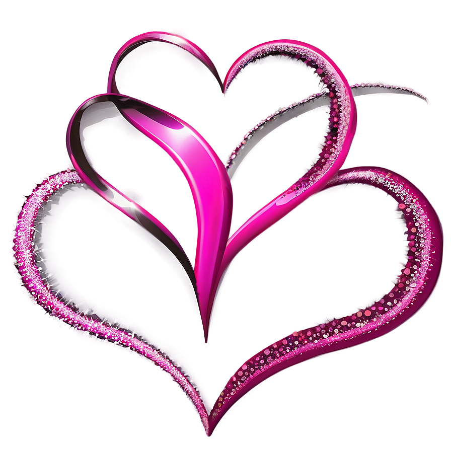 Love Pink Heart Png 33