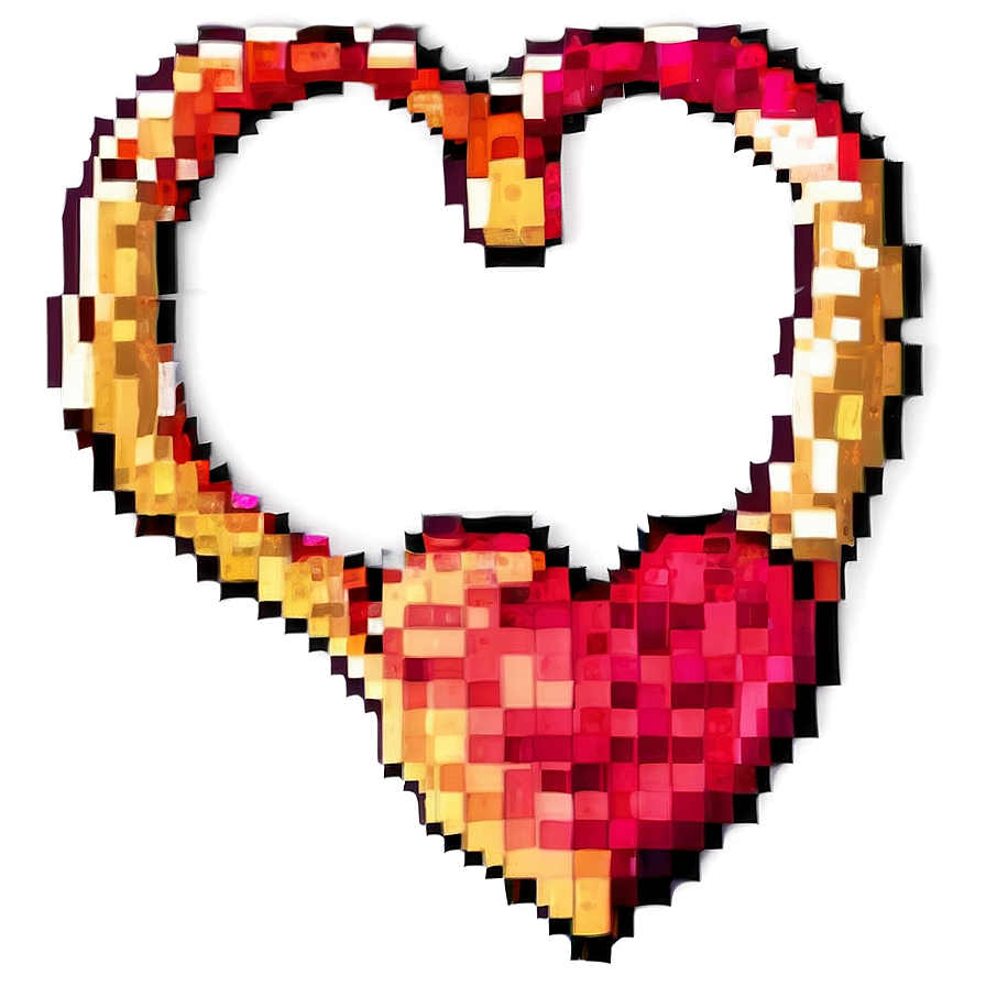 Love Pixel Heart Png Bjs