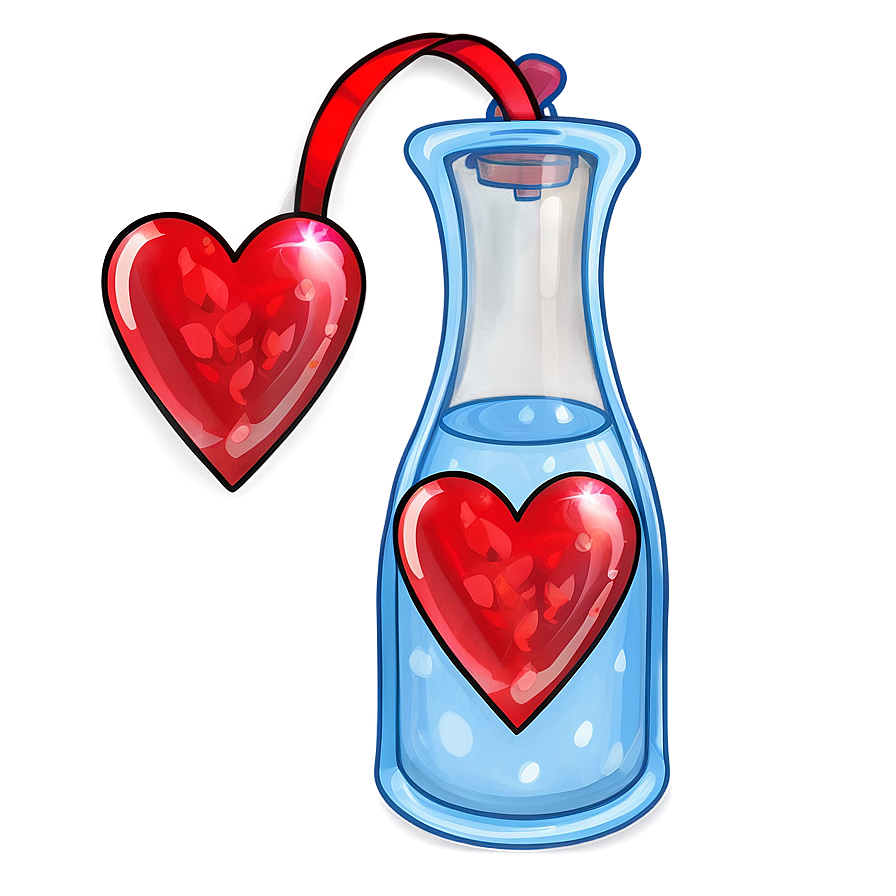 Love Potion With Hearts Png Abe96