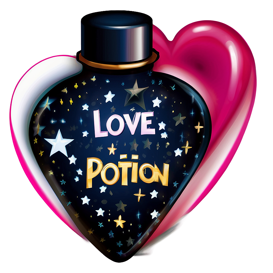 Love Potion With Stars Png Yqp