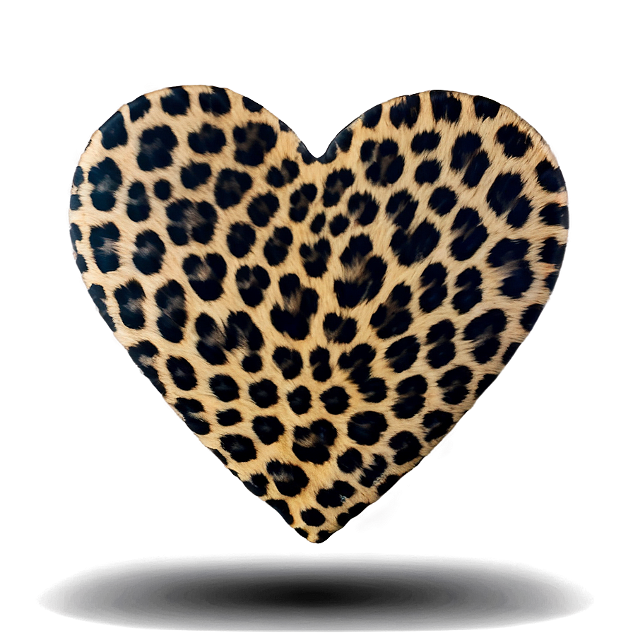 Love Wildlife Leopard Heart Png 84