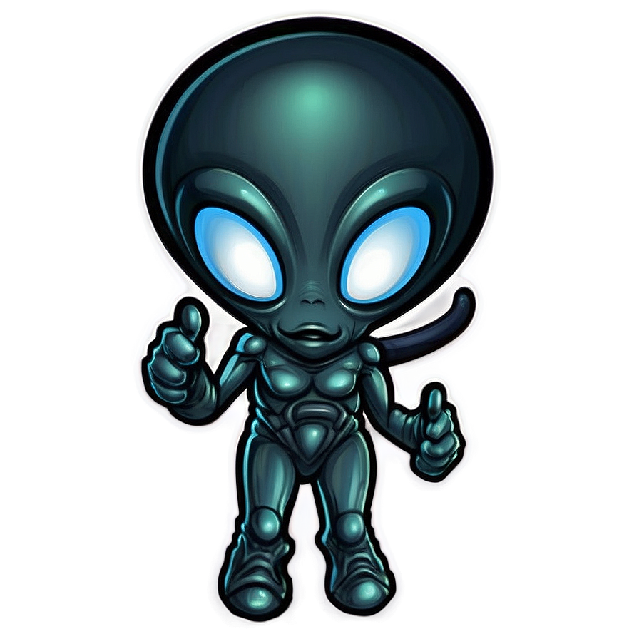 Loveable Alien Mascot Png Gox