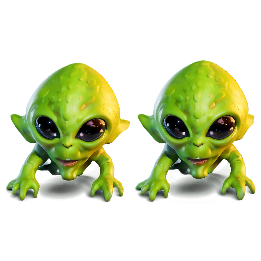 Loveable Alien Mascot Png Gqa