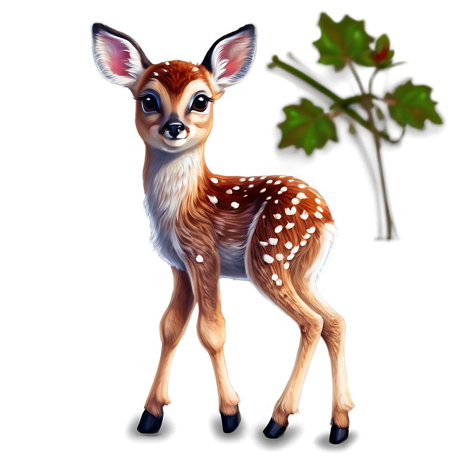 Lovely Fawn Clipart Png Csb39