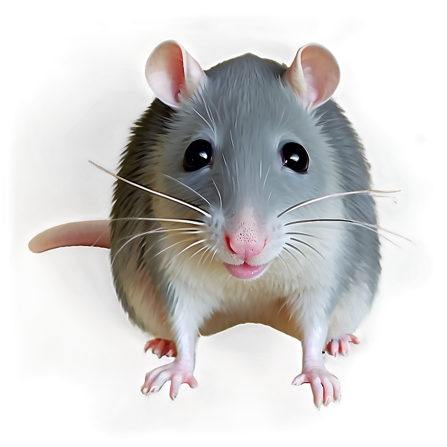 Lovely Rat Drawing Png 06252024