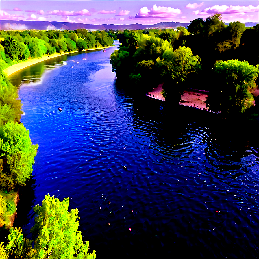 Lovely Seine River View Png Qln36