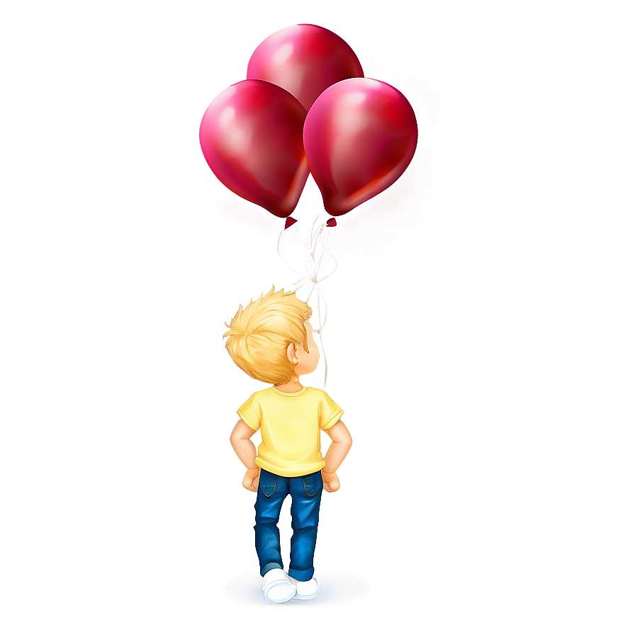 Lovely Valentine's Day Balloons Png 06202024