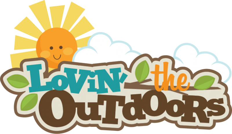 Lovin The Outdoors Cartoon Graphic