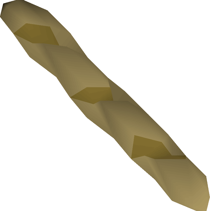 Low Poly Baguette3 D Model