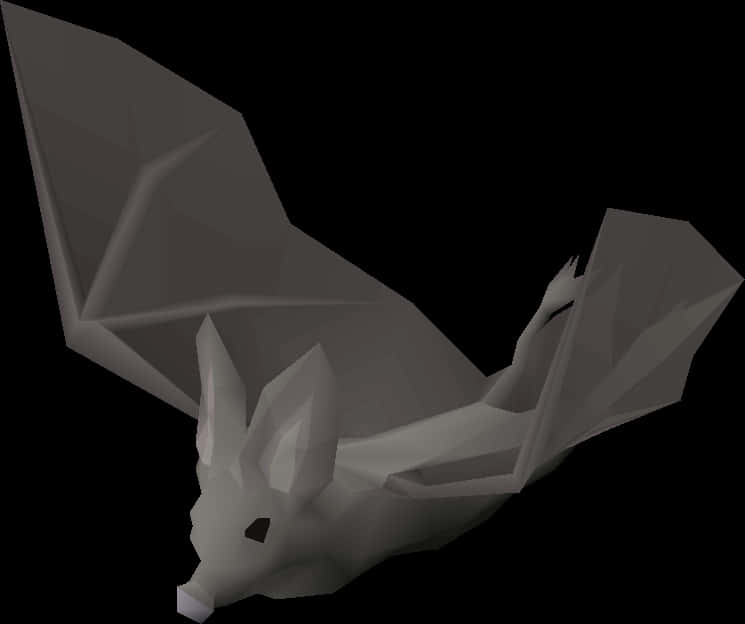 Low Poly Bat Model