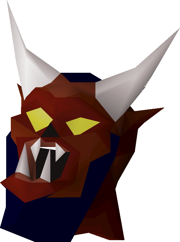 Low Poly Demon Head