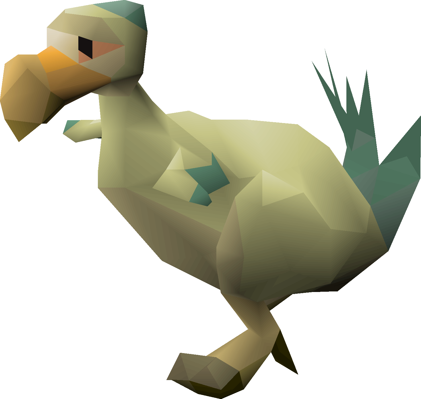 Low Poly Dodo Bird Illustration