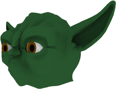 Low Poly Yoda Model