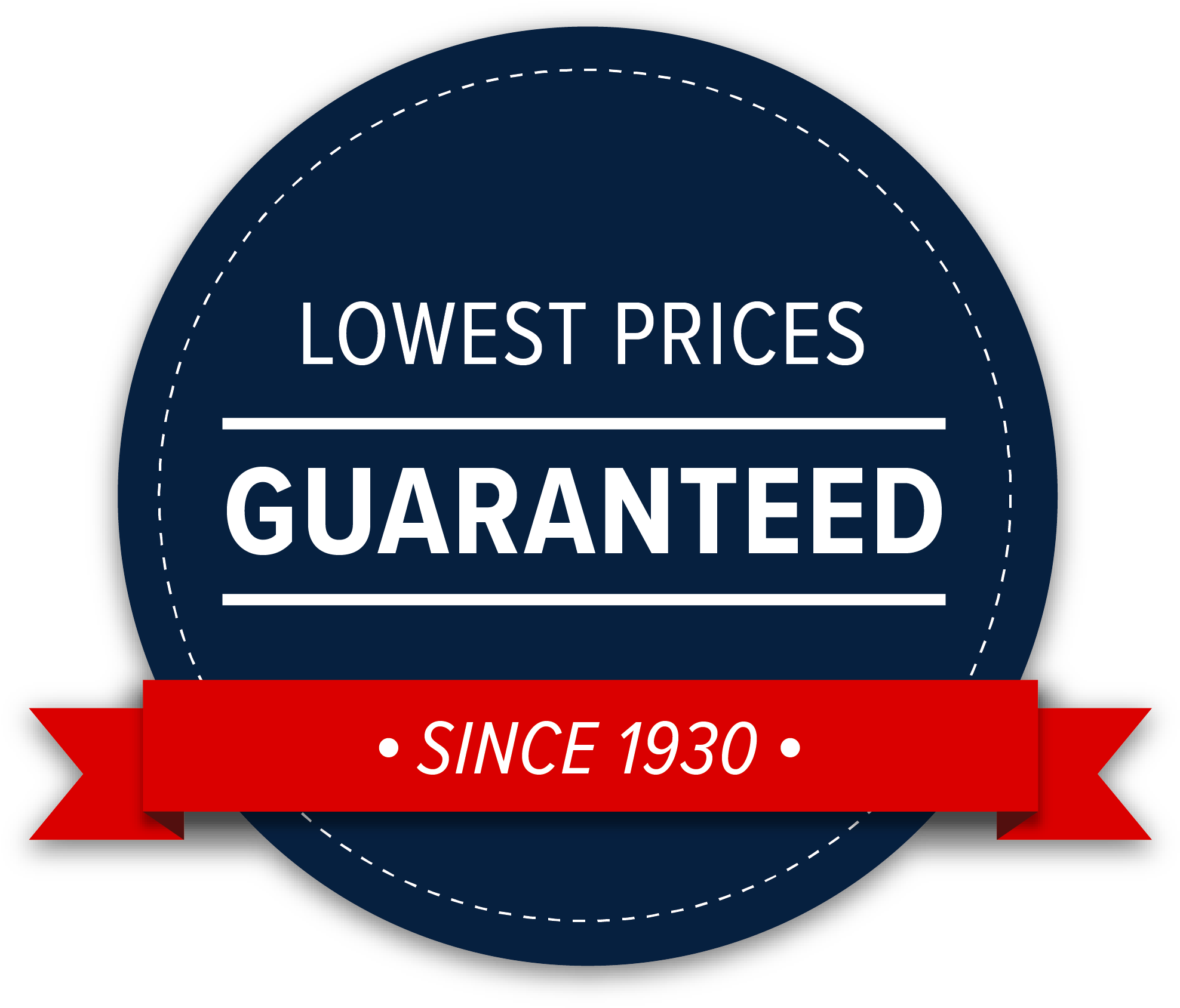 Lowest Prices Guaranteed Badge