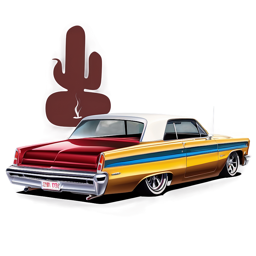 Lowrider Automotive Art Png 06112024