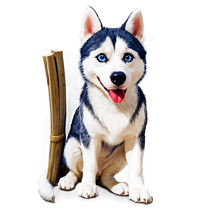 Loyal Companion Husky Png 06112024