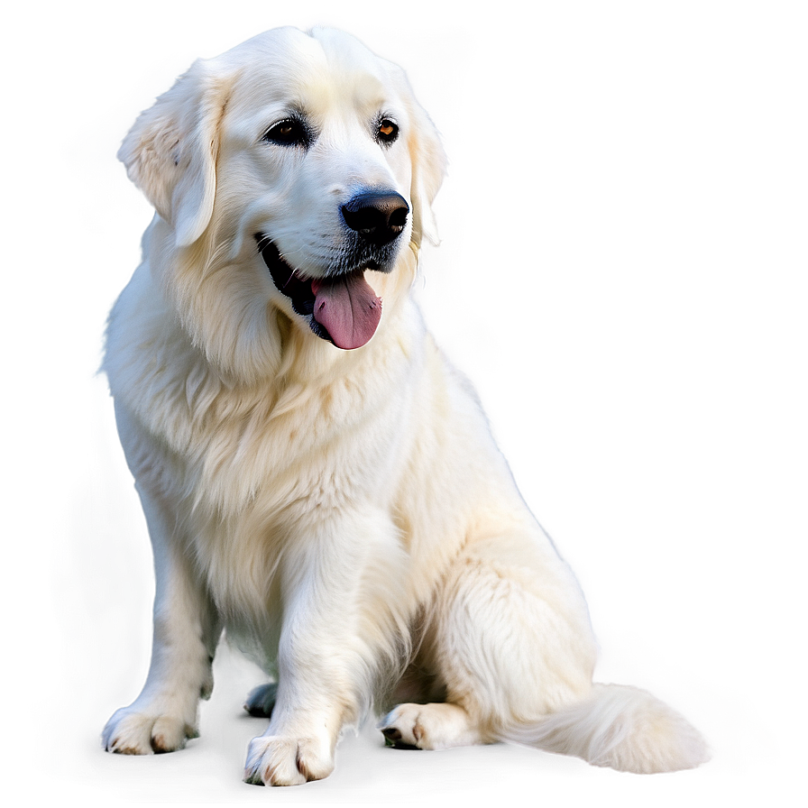 Loyal Great Pyrenees Companion Png 5