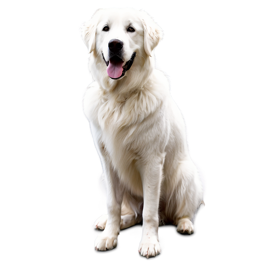 Loyal Great Pyrenees Companion Png 93