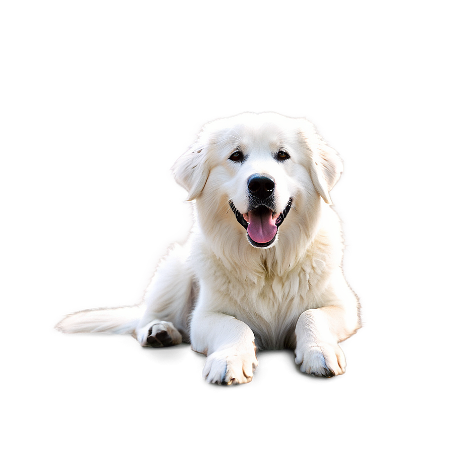 Loyal Great Pyrenees Companion Png 97